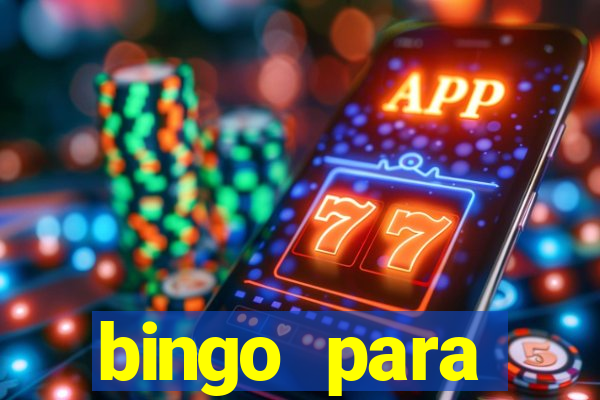 bingo para despedida de solteira para imprimir